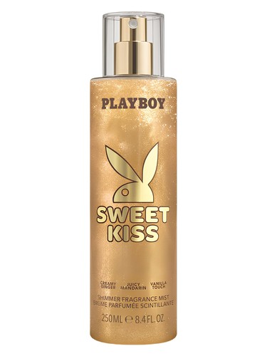 Frasco de Sweet Kiss Shimmer Fragrance Mist, de Playboy