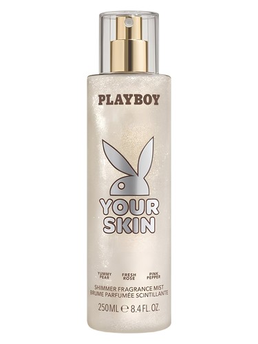 Frasco de Your Skin Shimmer Fragrance Mist, de Playboy