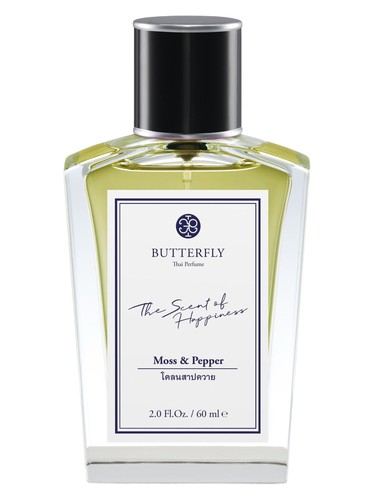 Frasco de Moss & Pepper, de Butterfly Thai Perfume