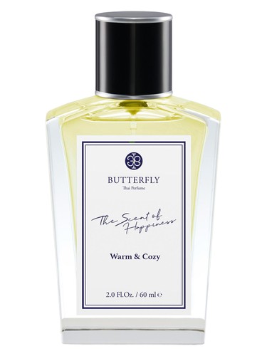 Frasco de Warm & Cozy, de Butterfly Thai Perfume