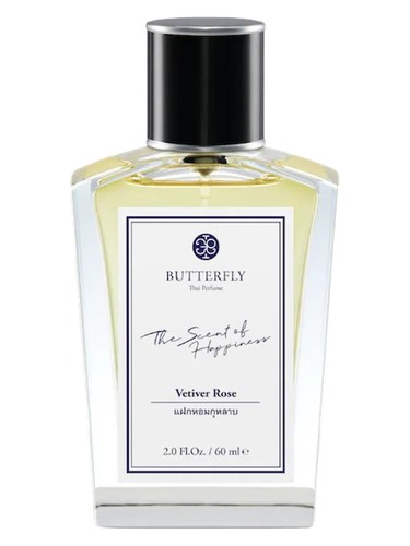 Frasco de Vetiver Rose, de Butterfly Thai Perfume
