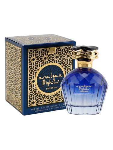 Frasco de Arabian Nights Sapphire, de Vinci
