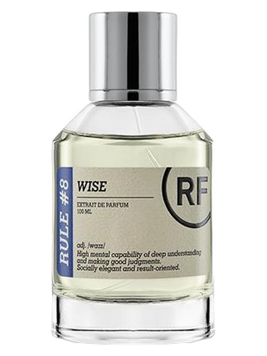 Frasco de Rule #8 Wise, de Rule Fragrances