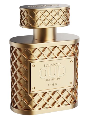 Frasco de Oud Gold, de Al Haramain Perfumes