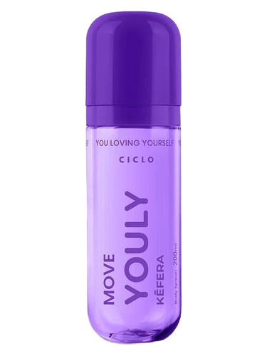 Frasco de Move Youly Kéfera, de Ciclo Cosméticos
