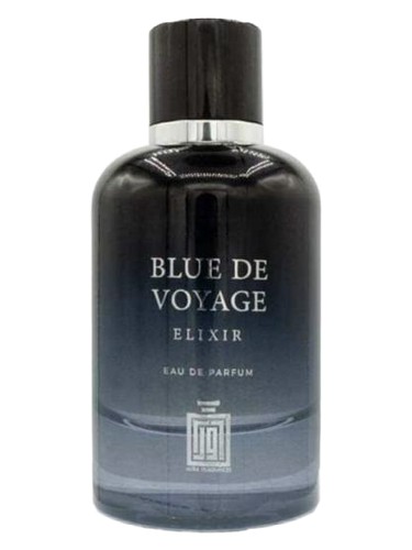 Frasco de Bleu de Voyage Sauvage, de Aura Fragrances
