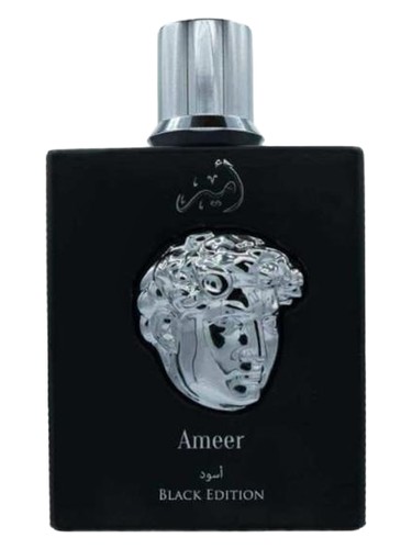 Frasco de Ameer Black Edition, de Aura Fragrances