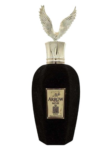 Frasco de Arrow Noir, de Aura Fragrances