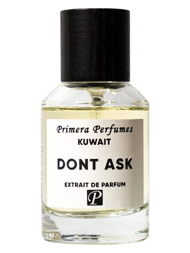 Frasco de Don’t Ask, de Primera Perfumes