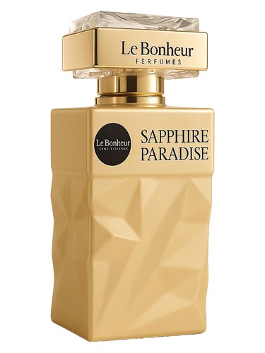 Frasco de Sapphire Paradise, de Le Bonheur Perfumes