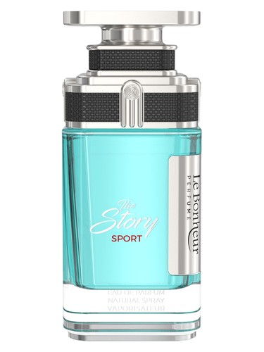 Frasco de The Story Sport, de Le Bonheur Perfumes