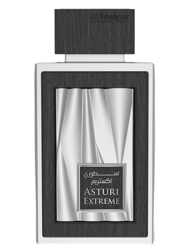 Frasco de Asturi Extreme, de Le Bonheur Perfumes
