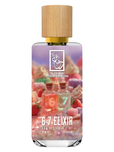 Frasco de 6 7 Elixir, de The Dua Brand