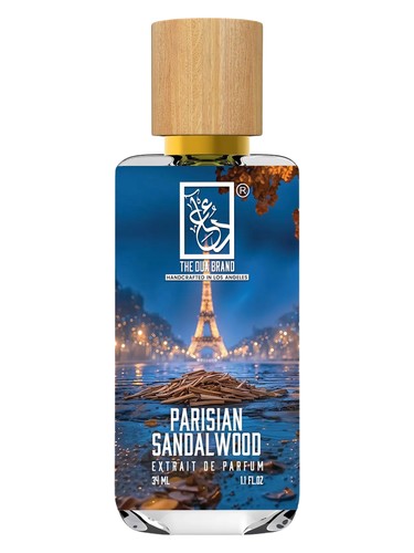 Frasco de Parisian Sandalwood, de The Dua Brand