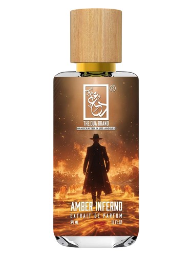 Frasco de Amber Inferno, de The Dua Brand
