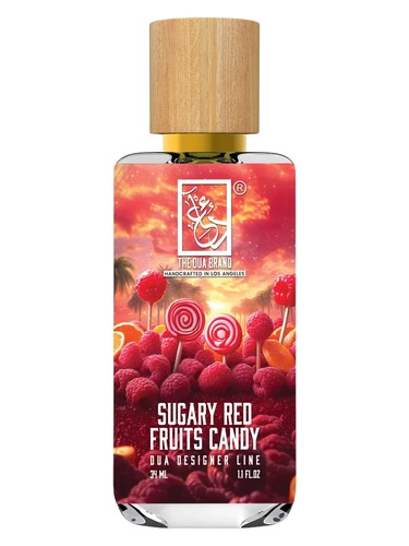 Frasco de Sugary Red Fruits Candy, de The Dua Brand