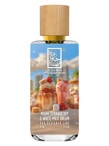 Frasco de Miami Strawberry & White Milk Dream, de The Dua Brand