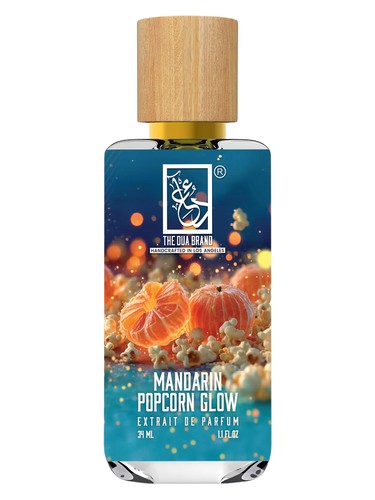 Frasco de Mandarin Popcorn Glow, de The Dua Brand