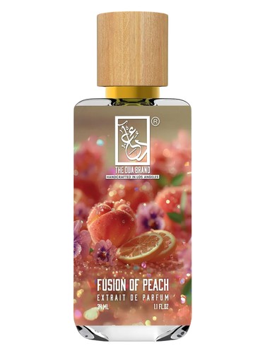 Frasco de Fusion Of Peach, de The Dua Brand