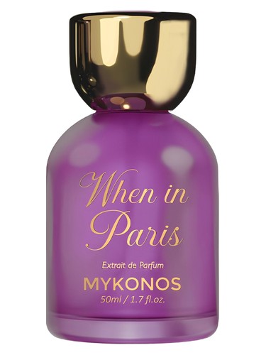 Frasco de When in Paris, de Mykonos