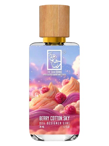 Frasco de Berry Cotton Sky, de The Dua Brand