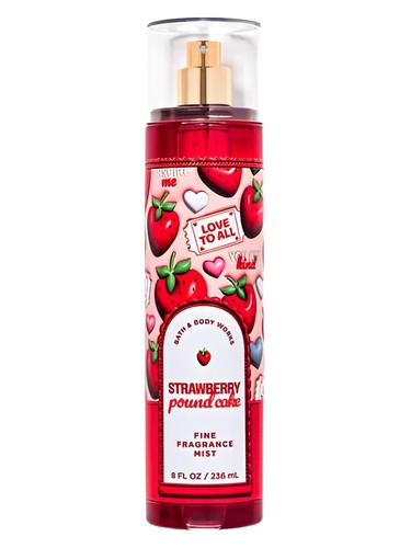 Frasco de Strawberry Pound Cake — Bath & Body Works