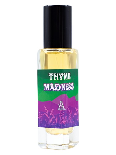 Frasco de Thyme Madness, de Acidica Perfumes