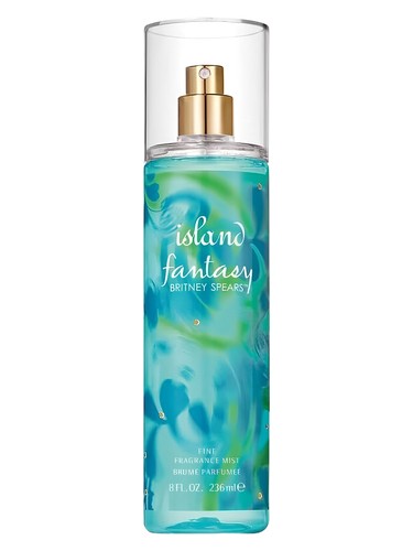 Frasco de Island Fantasy Body Mist, de Britney Spears