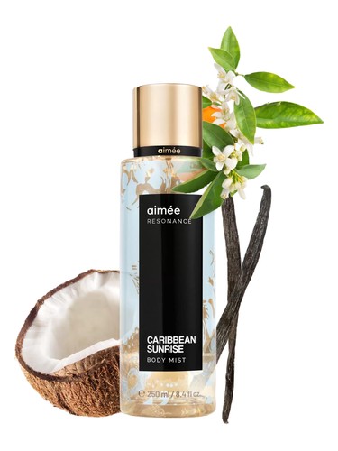 Frasco de Caribbean Sunrise Body Mist, de Aimée