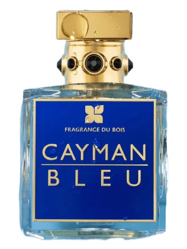Frasco de Cayman Bleu, de Fragrance Du Bois