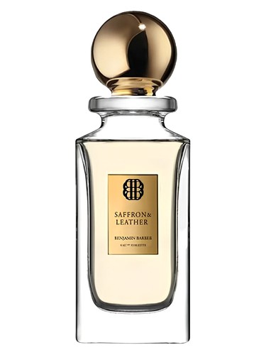 Frasco de Saffron & Leather Eau de Toilette, de Benjamin Barber