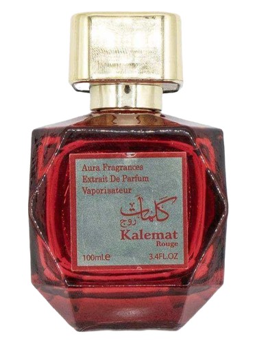 Frasco de Kalemat Rouge, de Aura Fragrances