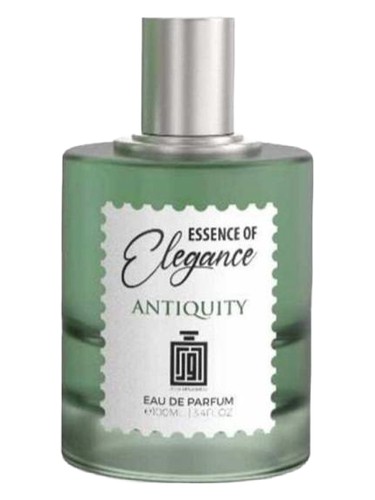 Frasco de Essence of Elegance Antiquity, de Aura Fragrances