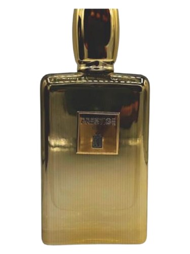 Frasco de Prestige Gold, de Aura Fragrances
