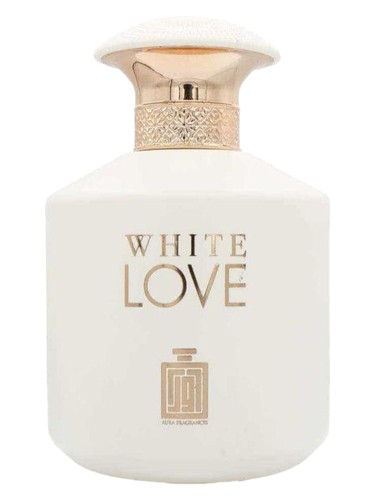 Frasco de White Love, de Aura Fragrances