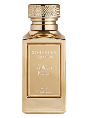 Frasco de Golden Notes, de Sorvella Perfume