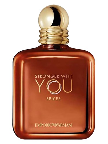 Frasco de Emporio Armani Stronger With You Spices, de Giorgio Armani