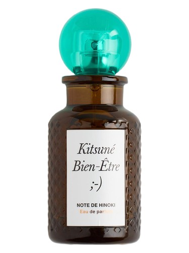 Frasco de Kitsuné Bien-Être ;-) Note de Hinoki, de Maison Kitsuné
