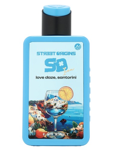 Frasco de Love Daze, Santorini — Street Origins