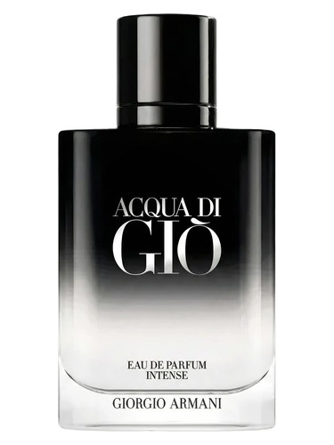 Frasco de Acqua di Giò Eau de Parfum Intense, de Giorgio Armani