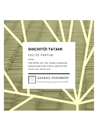Frasco de Shichitoi Tatami, de Raphael Perfumery