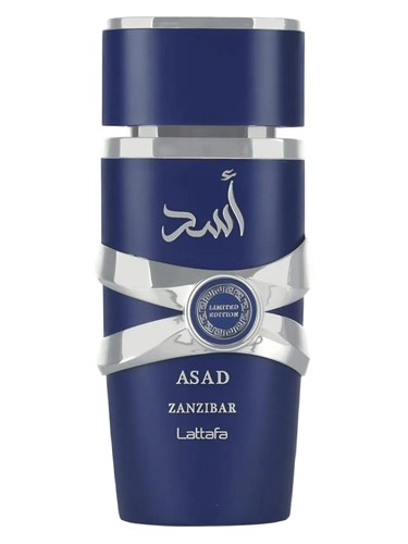 Frasco de Asad Zanzibar Limited Edition, de Lattafa Perfumes