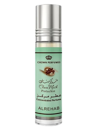 Frasco de Choco Musk Pistachio, de ALREHAB PERFUMES