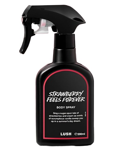Frasco de Strawberry Feels Forever, de Lush