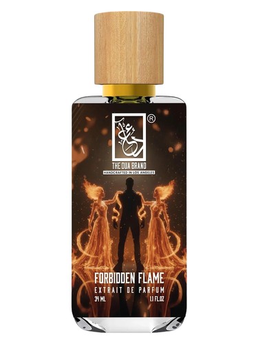 Frasco de Forbidden Flame, de The Dua Brand