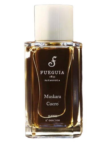 Frasco de Muskara Cuero, de Fueguia 1833