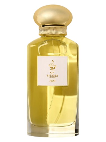 Frasco de Fidji, de Shama Perfumes