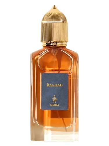 Frasco de Raghad, de Shama Perfumes