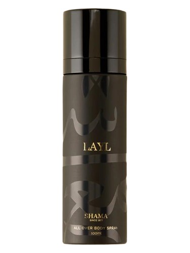 Frasco de Layl Body Spray, de Shama Perfumes