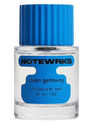Frasco de Clean Getaway, de NOTEWRKS